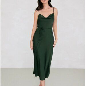 Scarf + Dress- Park and Fifth Sullivan Dress Dark Olive + FREE Lola Scarf